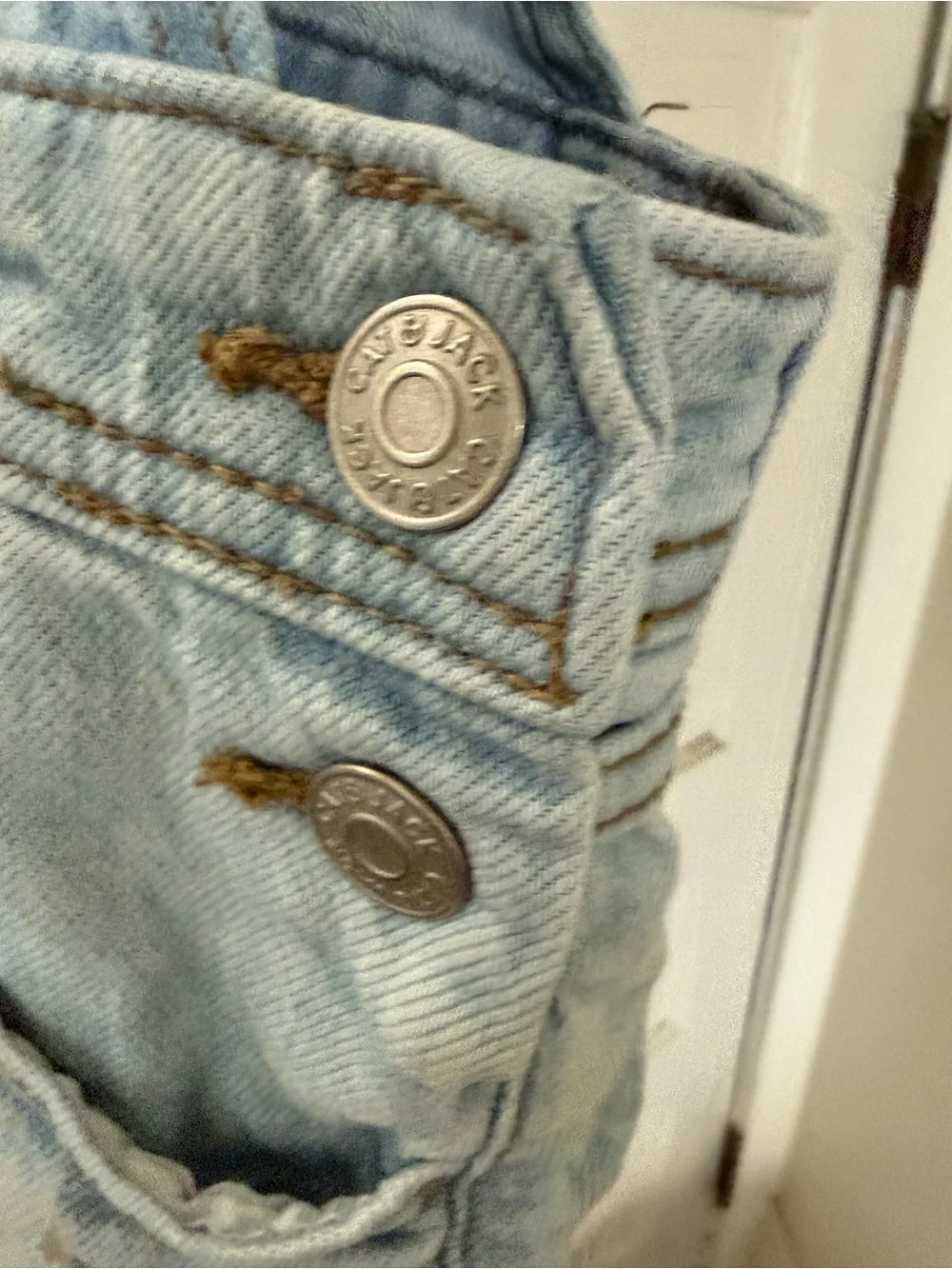 Cat & Jack Light Blue Denim Short Overalls for Kids